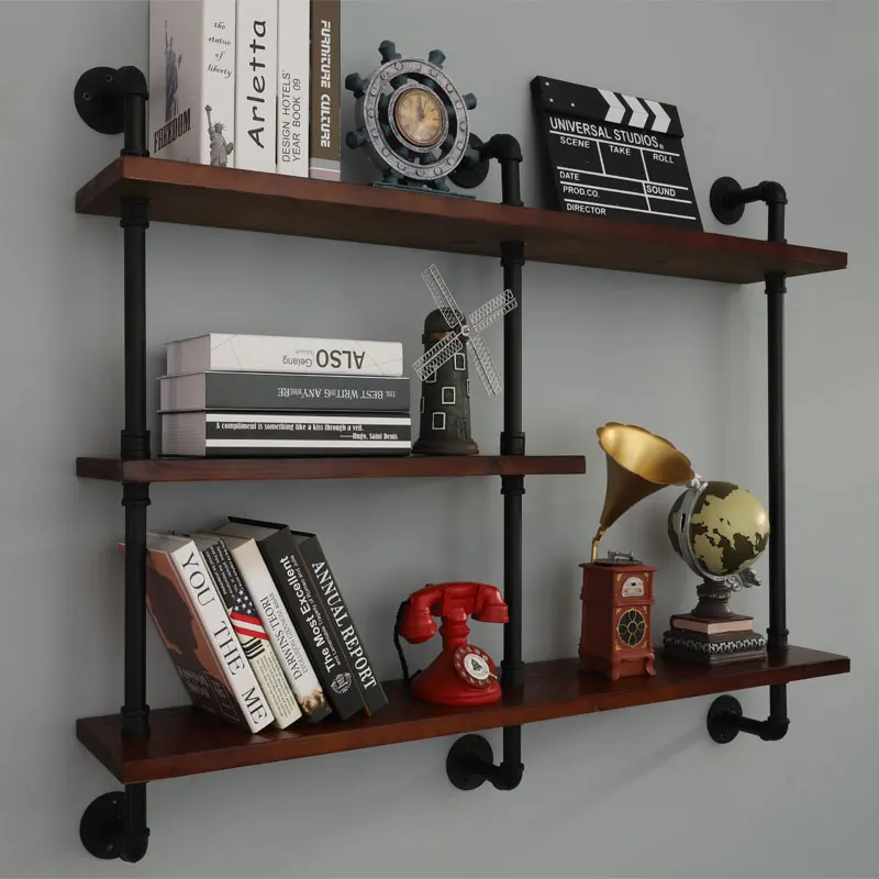 High temperature baking paint Iron Art Wall Decoration New Design Wall Shelf Retro Bookshelf Water Pipe Diaphragm Wall Hanger
High temperature baking paint Iron Art Wall Decoration New Design Wall Shelf Retro Bookshelf Water Pipe Diaphragm Wall Hanger