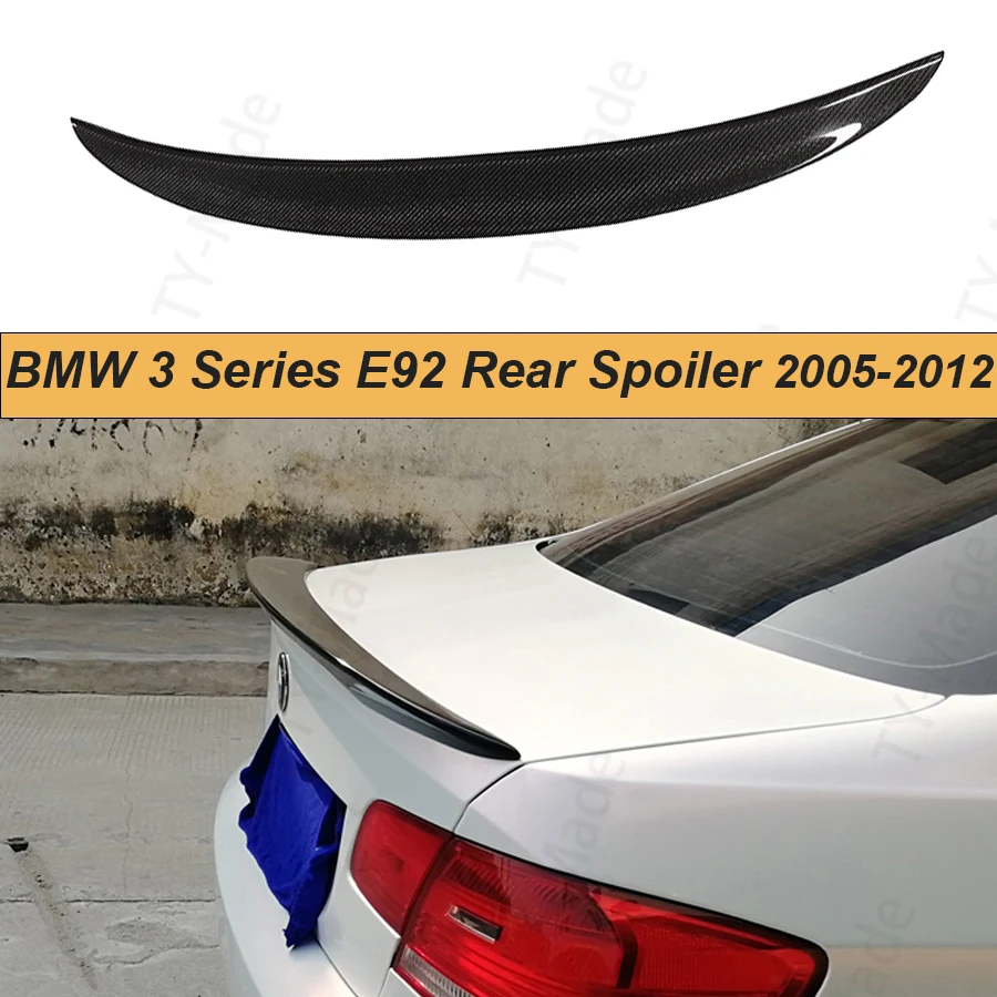 E92 M3 Carbon Fiber Car Trunk Rear Wings Spoiler lip Car Styling For BMW 3 Series E92 M3 E92 Coupe 2 Door P Style 2005-2012
E92 M3 Carbon Fiber Car Trunk Rear Wings Spoiler lip Car Styling For BMW 3 Series E92 M3 E92 Coupe 2 Door P Style 2005-2012