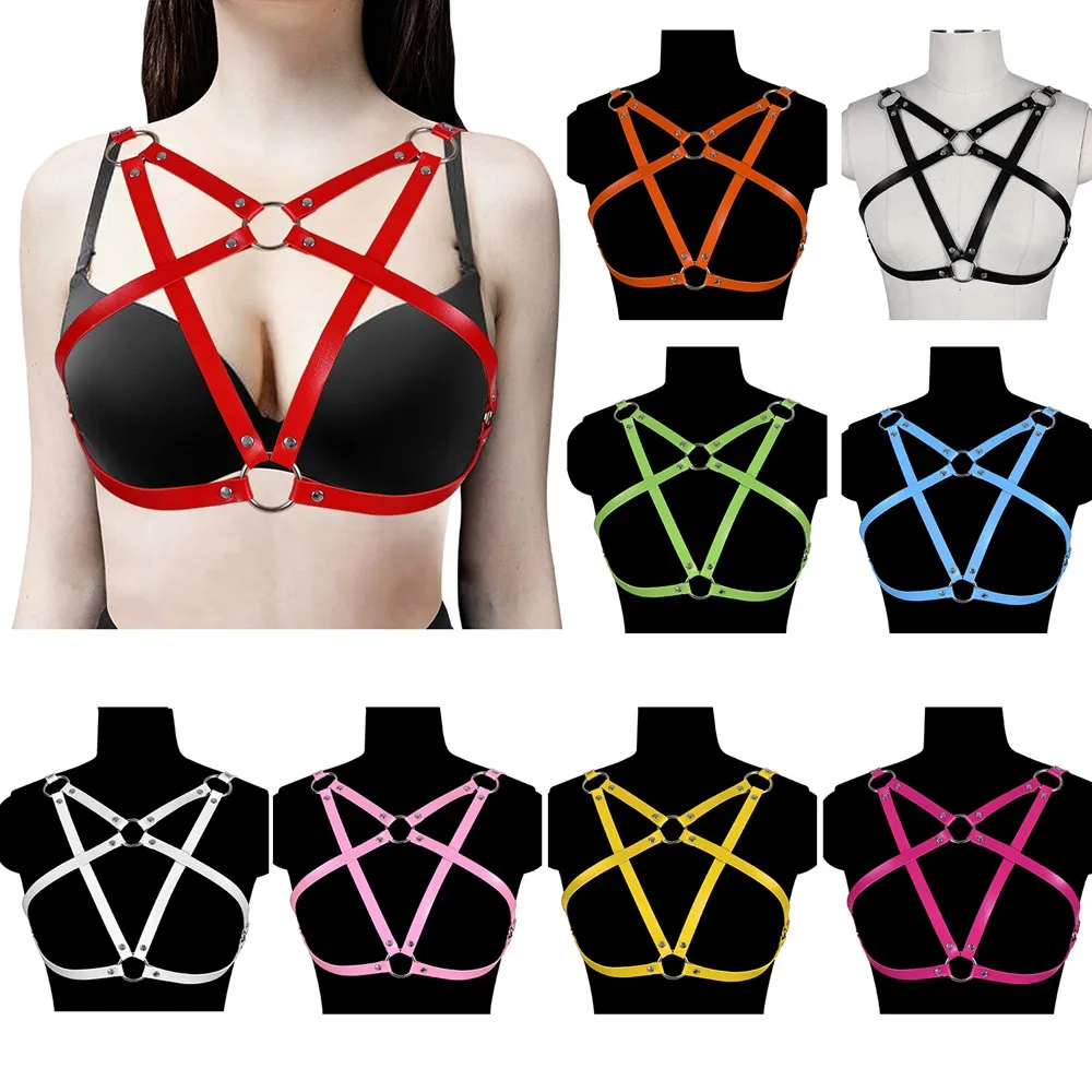 Harness Fashion Women's Corset Luxury Brand Sword Belts Goth Pentagram Decoration Sexy Lingerie Pole Dance Rave Wear Garters
Harness Fashion Women's Corset Luxury Brand Sword Belts Goth Pentagram Decoration Sexy Lingerie Pole Dance Rave Wear Garters