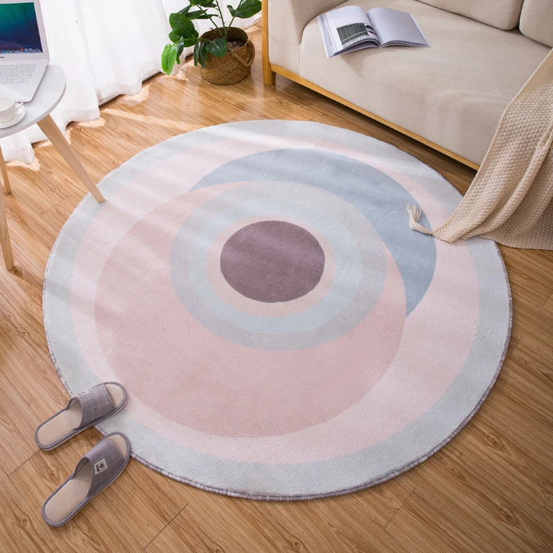 Geometric Pattern Round Carpet Nordic INS Round Rug for Bedroom Living Room Decoration Office Hotel Home Thick Carpet Soft Floor
Geometric Pattern Round Carpet Nordic INS Round Rug for Bedroom Living Room Decoration Office Hotel Home Thick Carpet Soft Floor