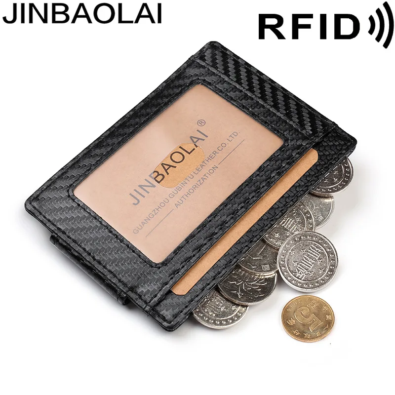 Jinbaolai Foreign Trade Anti-Magnetic Carbon Fiber Cow Leather Wallet Ultra-Thin RFID Wallet Card Holder Leather US Dollar Clip
Jinbaolai Foreign Trade Anti-Magnetic Carbon Fiber Cow Leather Wallet Ultra-Thin RFID Wallet Card Holder Leather US Dollar Clip