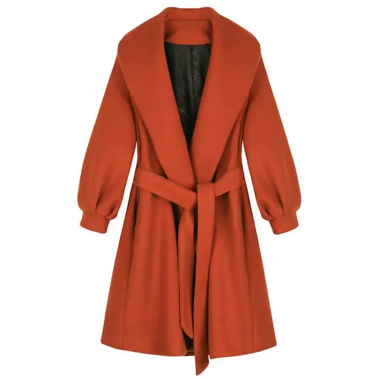 2019 Autumn and Winter New Woolen Coat Female Long Section Woolen Coat Korean Women's Long-sleeved Coat
2019 Autumn and Winter New Woolen Coat Female Long Section Woolen Coat Korean Women's Long-sleeved Coat