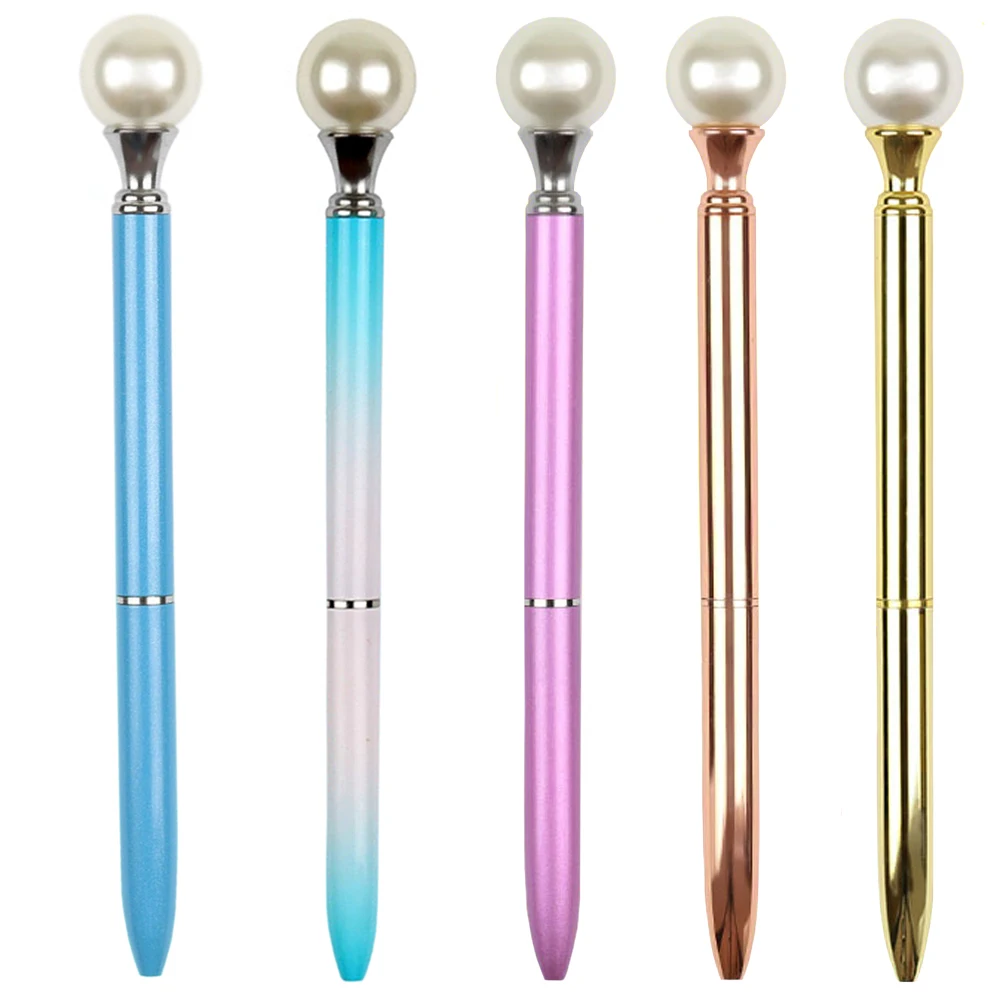 5Pcs Colorful Pearl Metal Ballpoint pen Kawaii Ball Pen Business Caneta esferográfica Black Refill School office supplies
5Pcs Colorful Pearl Metal Ballpoint pen Kawaii Ball Pen Business Caneta esferográfica Black Refill School office supplies