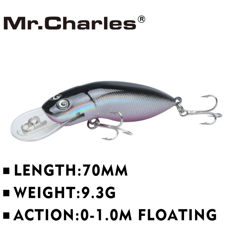 Приманка рыболовная Mr.Charles MR39, 70 мм, 9,3 г, 1 шт., твердая, плавающая, с 3d-глазами, для 0-1,0 м
Приманка рыболовная Mr.Charles MR39, 70 мм, 9,3 г, 1 шт., твердая, плавающая, с 3d-глазами, для 0-1,0 м