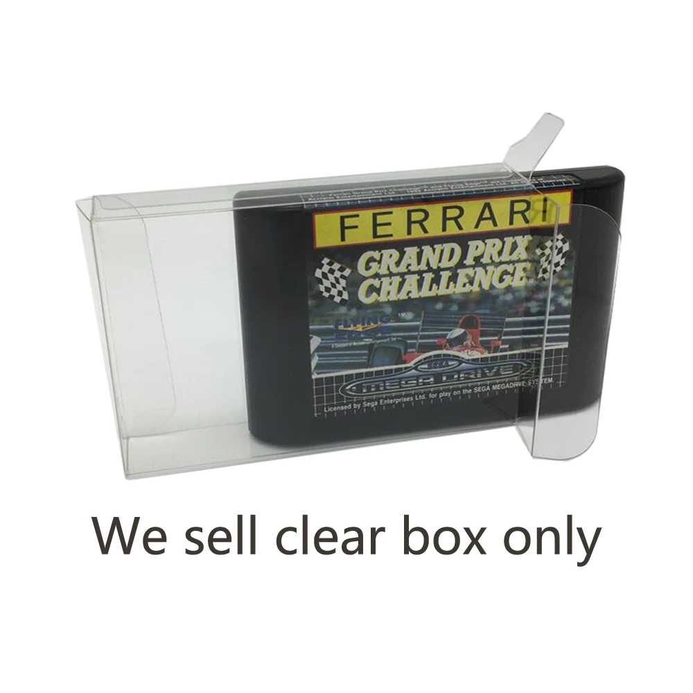 100 PCS a lot Transparent PET Display box Storage Case for Sega Mega Drive for MD& MD5th EU/ US version game Protective box
100 PCS a lot Transparent PET Display box Storage Case for Sega Mega Drive for MD& MD5th EU/ US version game Protective box