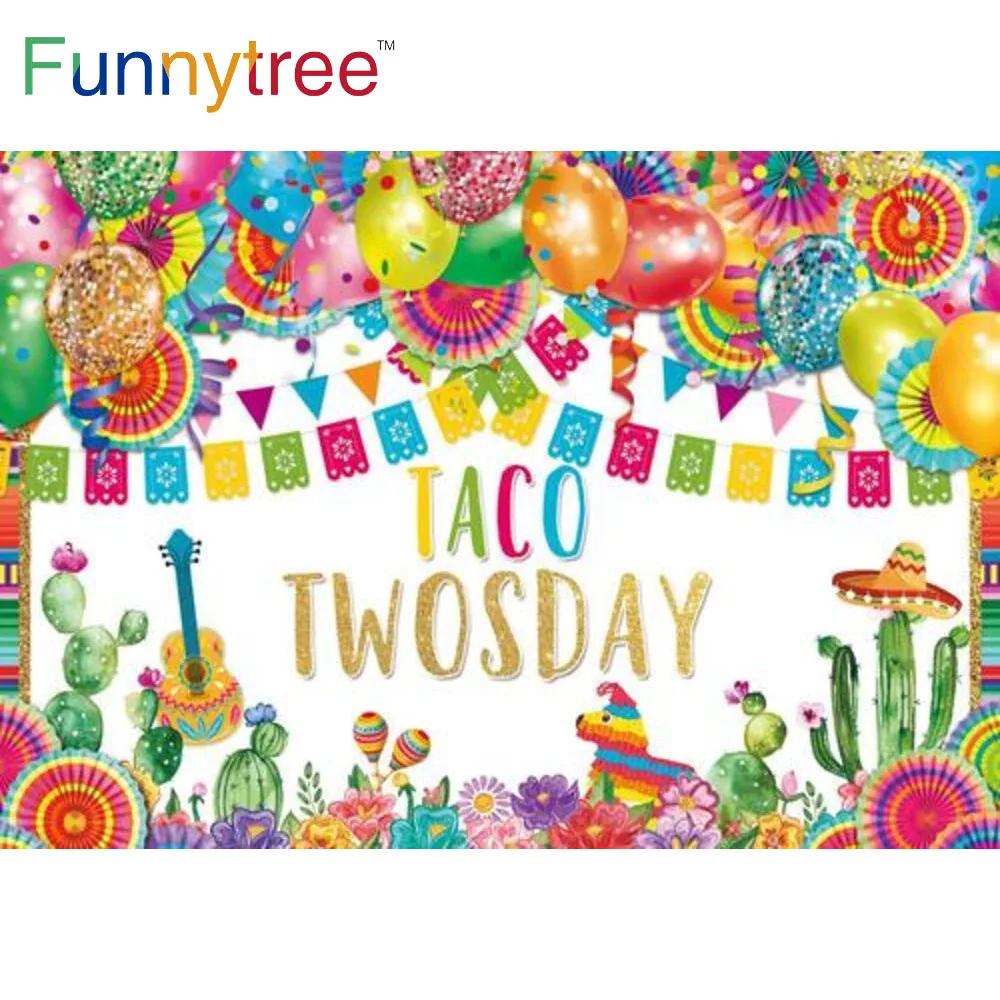 Funnytree Mexican Fiesta Taco Twosday Backdrop Boy Girl Cinco de Mayo Baby Shower Birthday Party Supplie Decor Banner Background
Funnytree Mexican Fiesta Taco Twosday Backdrop Boy Girl Cinco de Mayo Baby Shower Birthday Party Supplie Decor Banner Background