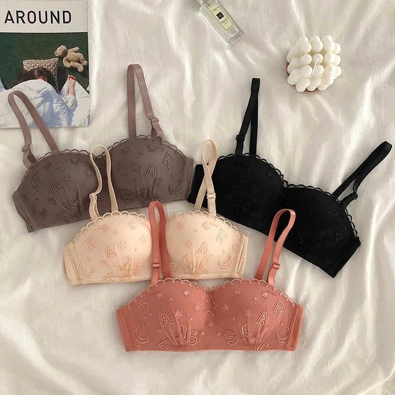 New Summer Star Lace Bras For Women Sexy Lingerie Beauty Back Bralette Wire Free Thin Underwear Push Up Bra Female Brassiere
New Summer Star Lace Bras For Women Sexy Lingerie Beauty Back Bralette Wire Free Thin Underwear Push Up Bra Female Brassiere