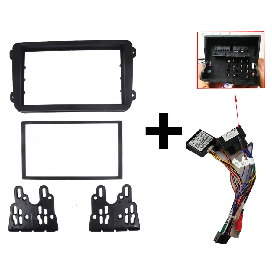 The VW Frame + power cable + canbus for Volkswagen VW Passat Golf Pole Tiguan Jetta Amarok Skoda Seat
The VW Frame + power cable + canbus for Volkswagen VW Passat Golf Pole Tiguan Jetta Amarok Skoda Seat