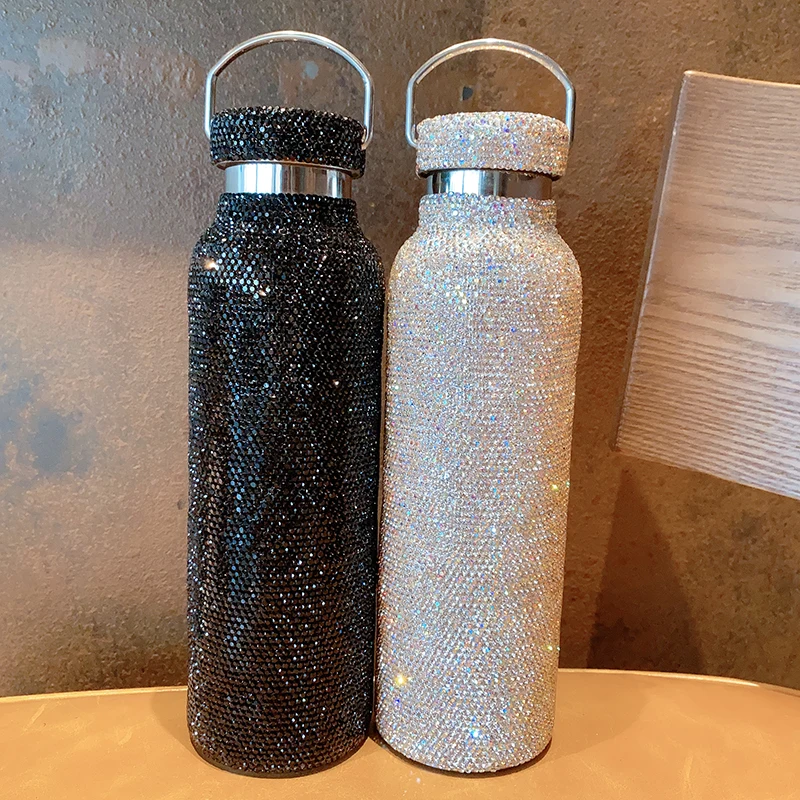 500ml/700ml New Ladies Flash Diamond Luxury Insulation Cup Stainless Steel Full Rhinestone Portable Water Mug Birthday Girl Gift
500ml/700ml New Ladies Flash Diamond Luxury Insulation Cup Stainless Steel Full Rhinestone Portable Water Mug Birthday Girl Gift