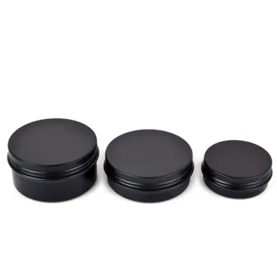 10g 15g 50g 60g Empty Black Aluminum Cream Jar Pot Nail Art Makeup Lip Gloss Cosmetic DIY Travel Metal Tea Candy Tins Containers
10g 15g 50g 60g Empty Black Aluminum Cream Jar Pot Nail Art Makeup Lip Gloss Cosmetic DIY Travel Metal Tea Candy Tins Containers