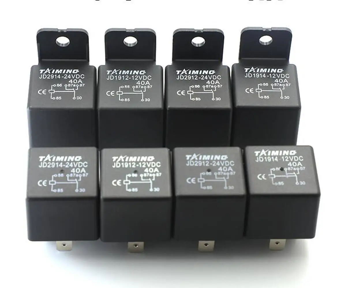 Car relay changeover JD1914 DC12V 5 feet smooth shell / plastic handle shell / sealing glue
Car relay changeover JD1914 DC12V 5 feet smooth shell / plastic handle shell / sealing glue