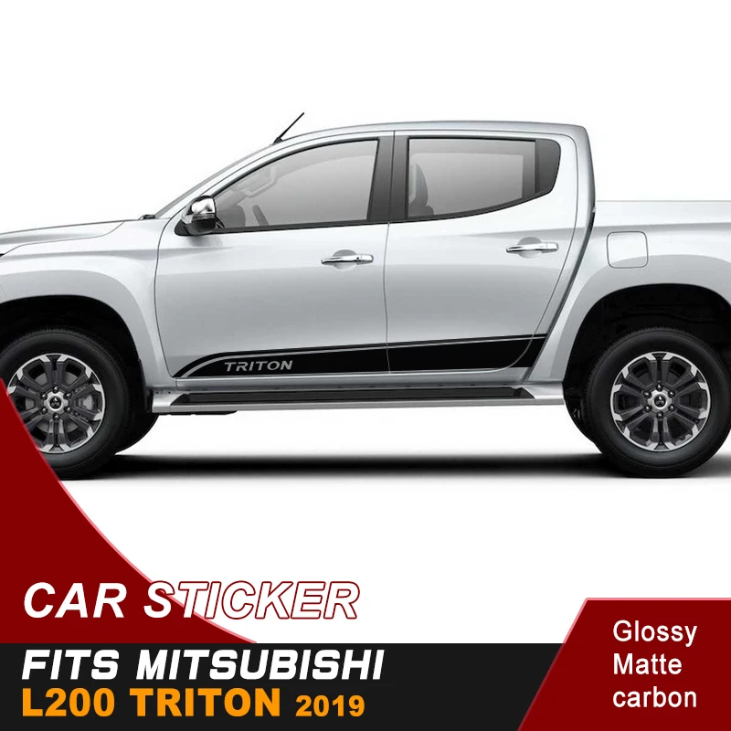 2 Pcs side door personality TRITON styling graphic vinyl for mitsubishi l200 triton 2006-2012 2013 2014 2015 2016 2017 2018 2019
2 Pcs side door personality TRITON styling graphic vinyl for mitsubishi l200 triton 2006-2012 2013 2014 2015 2016 2017 2018 2019