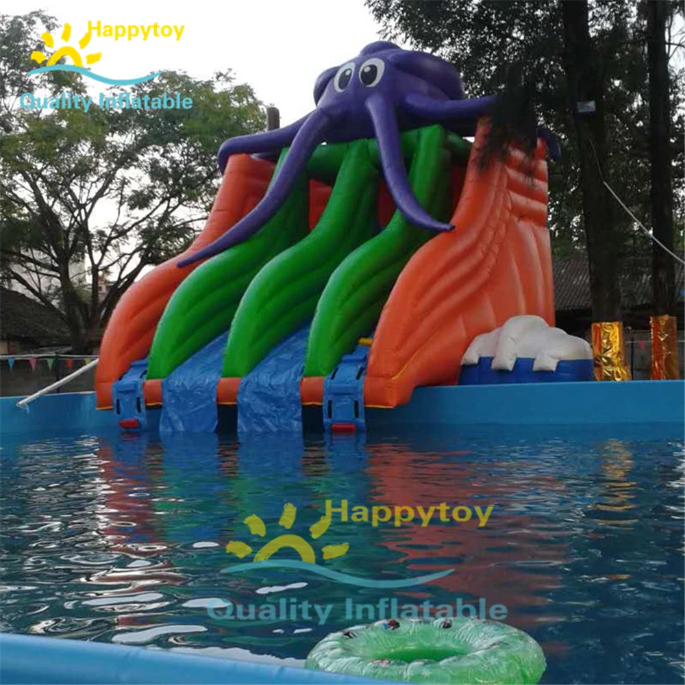 Commercial Amusement Park Inflatable Octopus Water Slide Swimming Pool Water Slide
Commercial Amusement Park Inflatable Octopus Water Slide Swimming Pool Water Slide