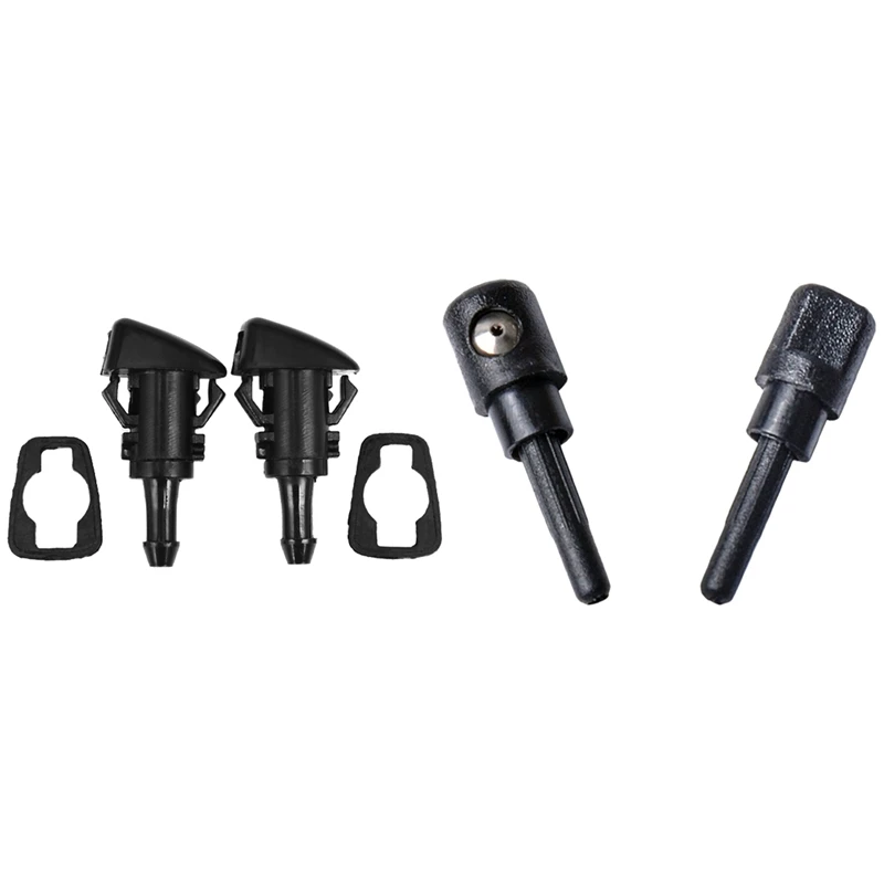 2Pcs Car Front Windshield Wiper Water Spray Nozzle & 2 Pcs Rear Windshield Washer Nozzle Water Sprayer
2Pcs Car Front Windshield Wiper Water Spray Nozzle & 2 Pcs Rear Windshield Washer Nozzle Water Sprayer