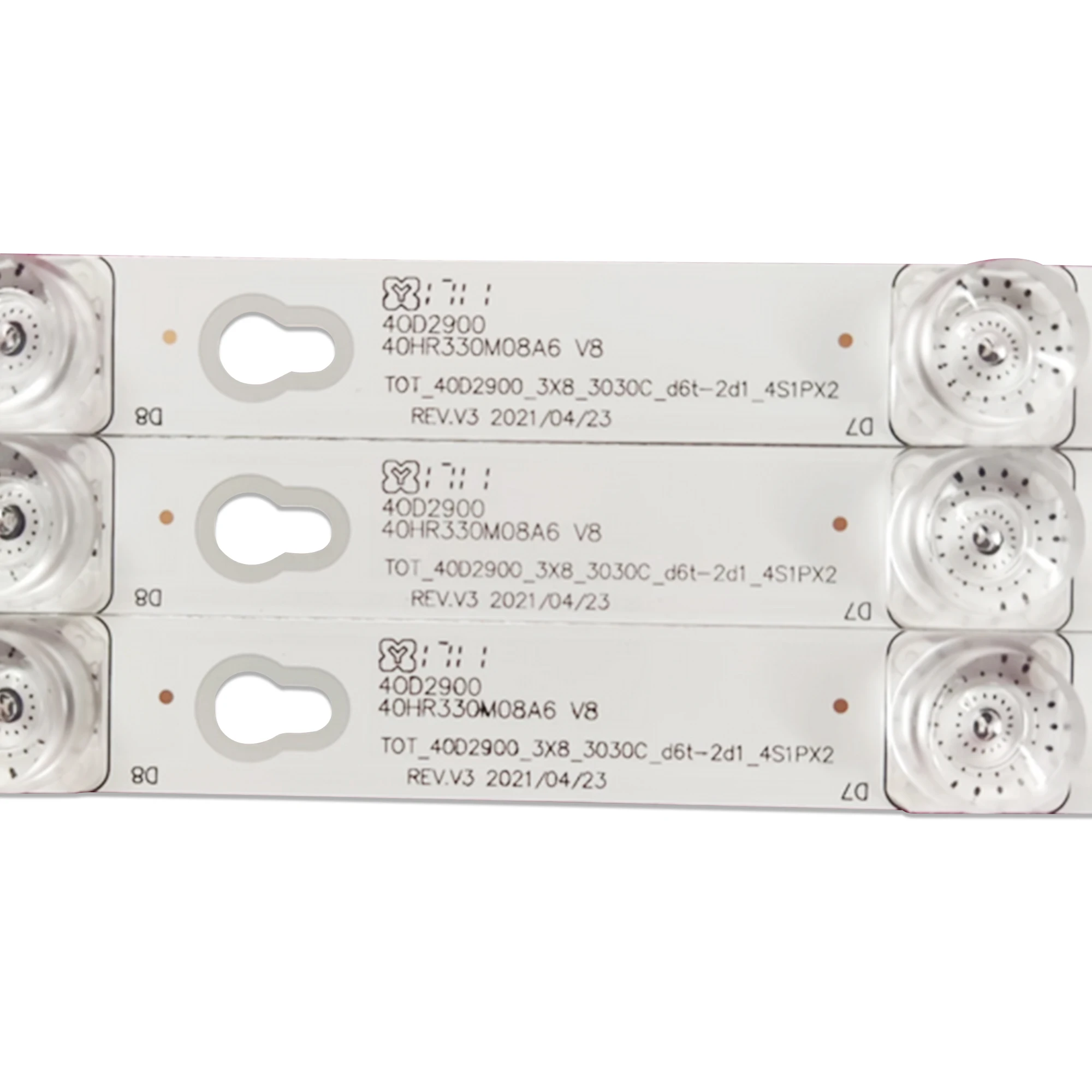 LED Backlight strip 8 LAMP for Toshiba T0T-40D2900-3X8-3030C 40l2600 L40D2900F YHB-4C-LB4008-YH05J 40S305 40HR330M08A6 40FD5406
LED Backlight strip 8 LAMP for Toshiba T0T-40D2900-3X8-3030C 40l2600 L40D2900F YHB-4C-LB4008-YH05J 40S305 40HR330M08A6 40FD5406