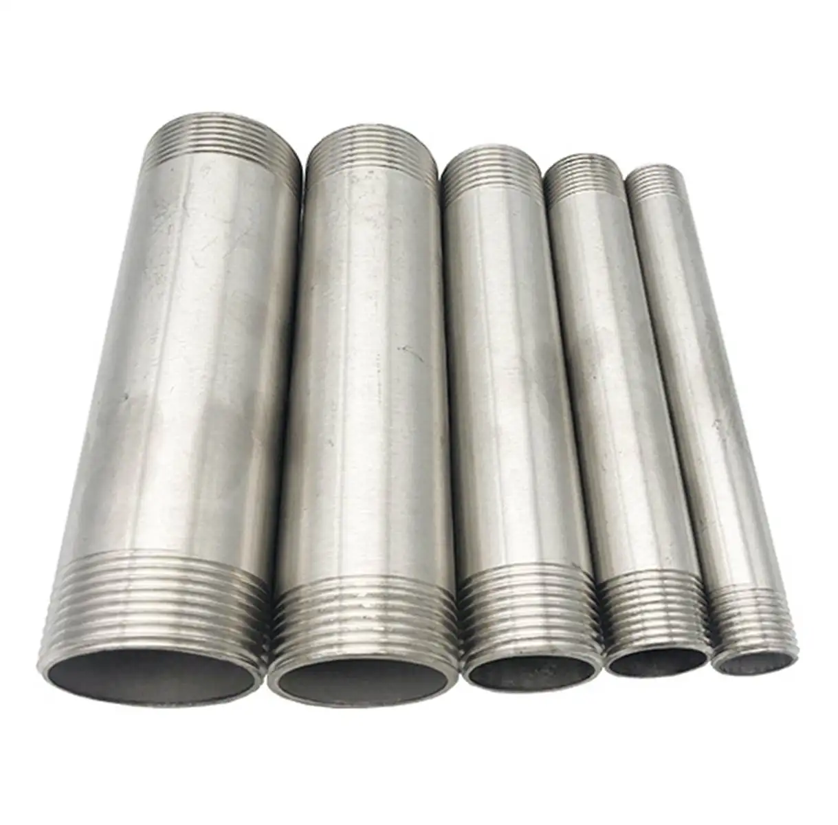 Length 150/200/250mm Thread 3/4" 1" 1-1/4" BSP Equal Male 304 Stainless Steel Straight Pipe Connector Adapter -30~250 Celsius
Length 150/200/250mm Thread 3/4" 1" 1-1/4" BSP Equal Male 304 Stainless Steel Straight Pipe Connector Adapter -30~250 Celsius