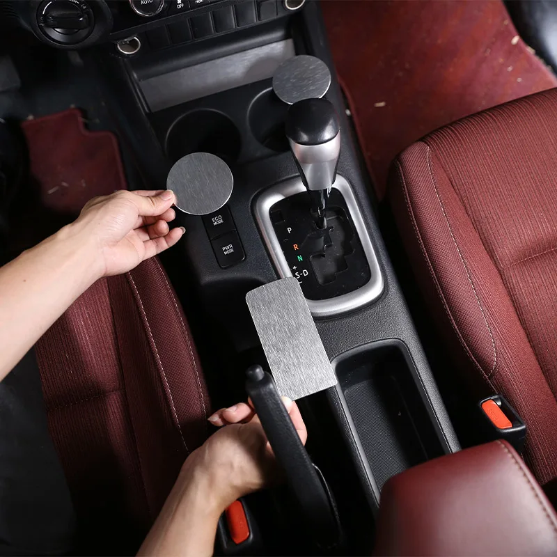 4 pcs For Toyota Hilux 2015-2020 Aluminum Alloy Car Central Control Cup Holder Storage Mat Car Interior Accessories
4 pcs For Toyota Hilux 2015-2020 Aluminum Alloy Car Central Control Cup Holder Storage Mat Car Interior Accessories