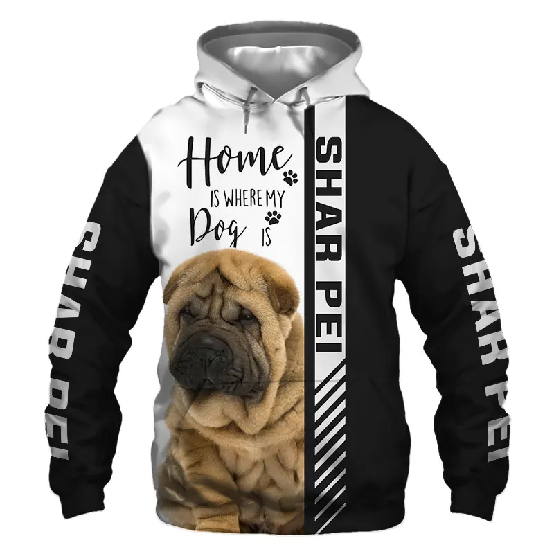 Animal Shar Pei Dog 3D Printed Jacket Men/Women Harajuku Hoodie Unisex Casual Streetwear Sweatshirt Pullover Sudaderas D801
Animal Shar Pei Dog 3D Printed Jacket Men/Women Harajuku Hoodie Unisex Casual Streetwear Sweatshirt Pullover Sudaderas D801