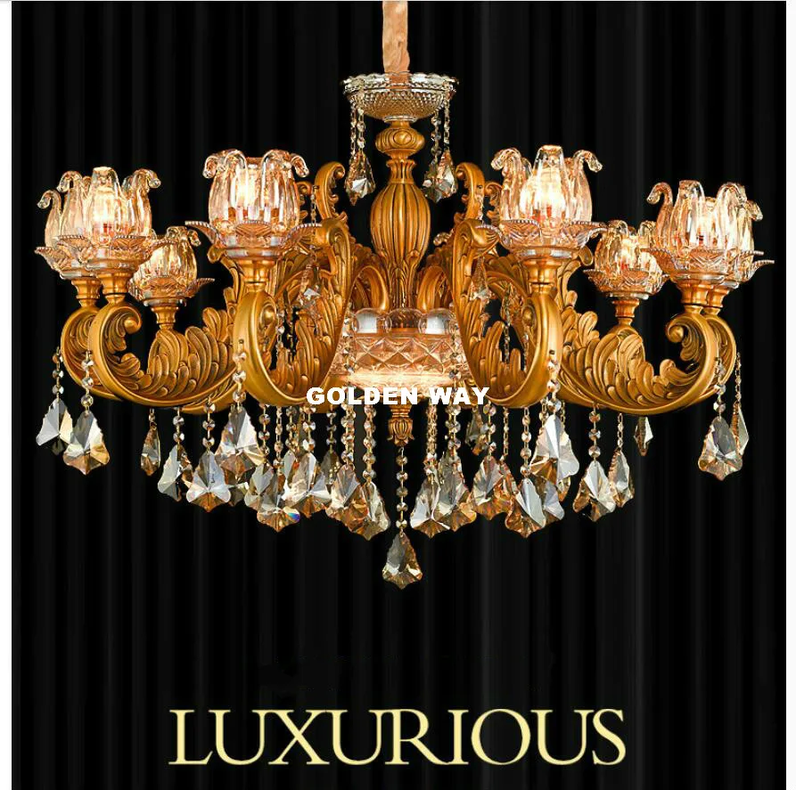 Free Shipping ModernBronze Antique Crystal Chandelier Lingting Luxurious Brass Crystal Lamp Lustre Suspension Home Deco Lighting
Free Shipping ModernBronze Antique Crystal Chandelier Lingting Luxurious Brass Crystal Lamp Lustre Suspension Home Deco Lighting