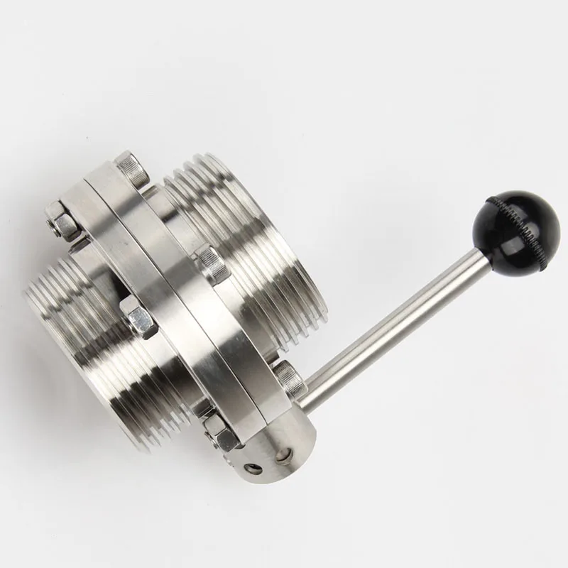 Sanitary SUS304 Stainless Steel Manual Butterfly Valve Square Male Thread T-Type Valve fit Pipe OD 63/76/89mm
Sanitary SUS304 Stainless Steel Manual Butterfly Valve Square Male Thread T-Type Valve fit Pipe OD 63/76/89mm