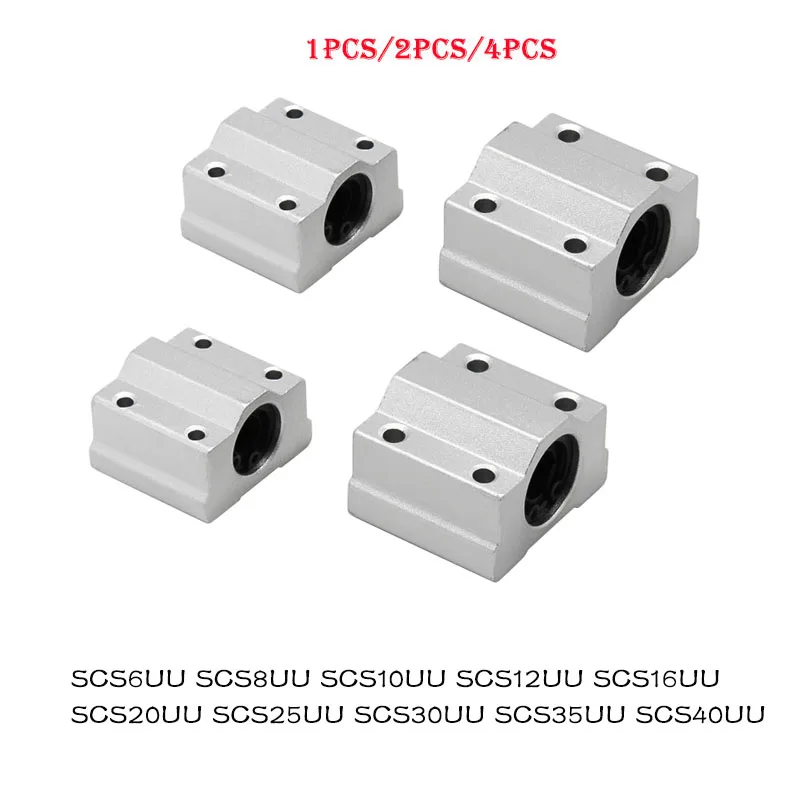 4PCS Linear Motion Ball Bearing Slide Block Bushing SCS8UU SCS10UU SCS12UU SCS16UU SCS20UU 25UU Linear Shaft CNC 3D Printer Part 
4PCS Linear Motion Ball Bearing Slide Block Bushing SCS8UU SCS10UU SCS12UU SCS16UU SCS20UU 25UU Linear Shaft CNC 3D Printer Part