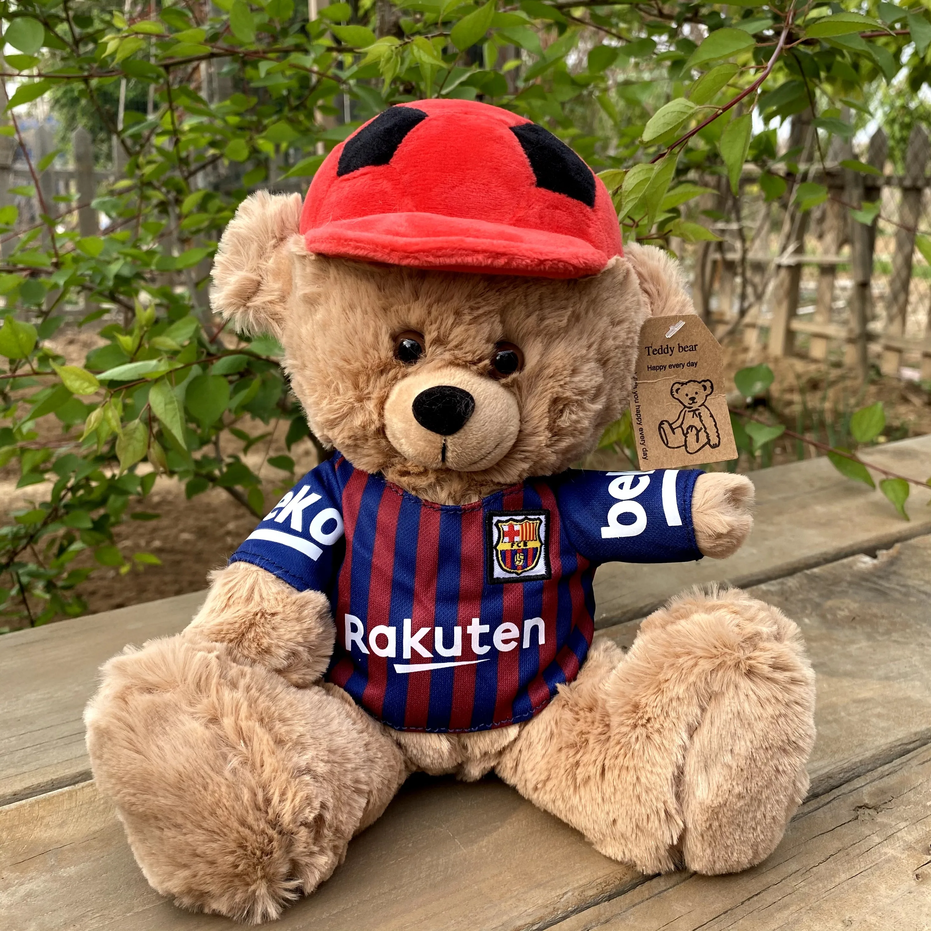 25cm Red Football Cap Teddy Bear Stuffed Plush Toy, Doll Kids Baby Toy Boy & Girl Brithday Gift
25cm Red Football Cap Teddy Bear Stuffed Plush Toy, Doll Kids Baby Toy Boy & Girl Brithday Gift