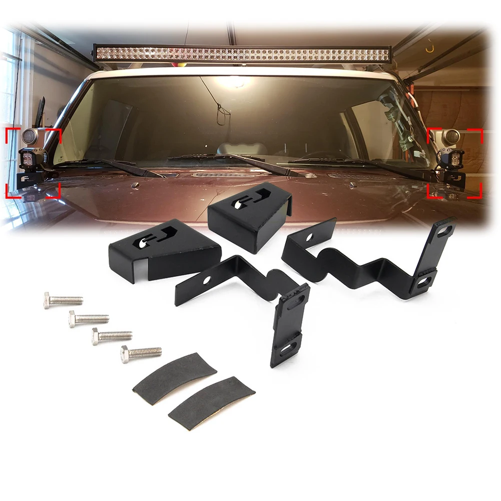 2 PCS Black Work Light Mounting Bracket for Toyota Cruiser FJ 2007 2008 2009 2010 2011 2012 2013 2014 2015 2016 Duty Steel
2 PCS Black Work Light Mounting Bracket for Toyota Cruiser FJ 2007 2008 2009 2010 2011 2012 2013 2014 2015 2016 Duty Steel