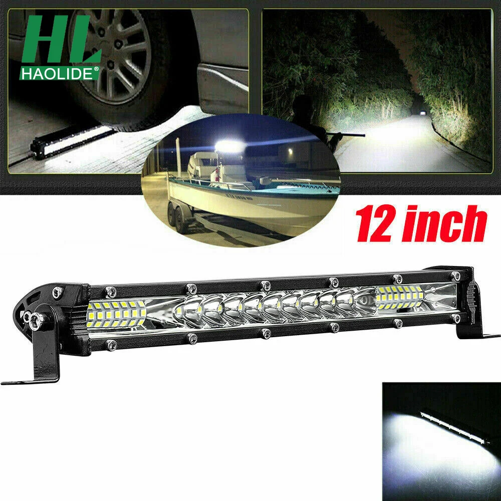 HAOLIDE LED Work Light Bar Flood Spot Lights Sigle Row Driving Lamp Super Slim Offroad Car Truck SUV 12V 24V
HAOLIDE LED Work Light Bar Flood Spot Lights Sigle Row Driving Lamp Super Slim Offroad Car Truck SUV 12V 24V