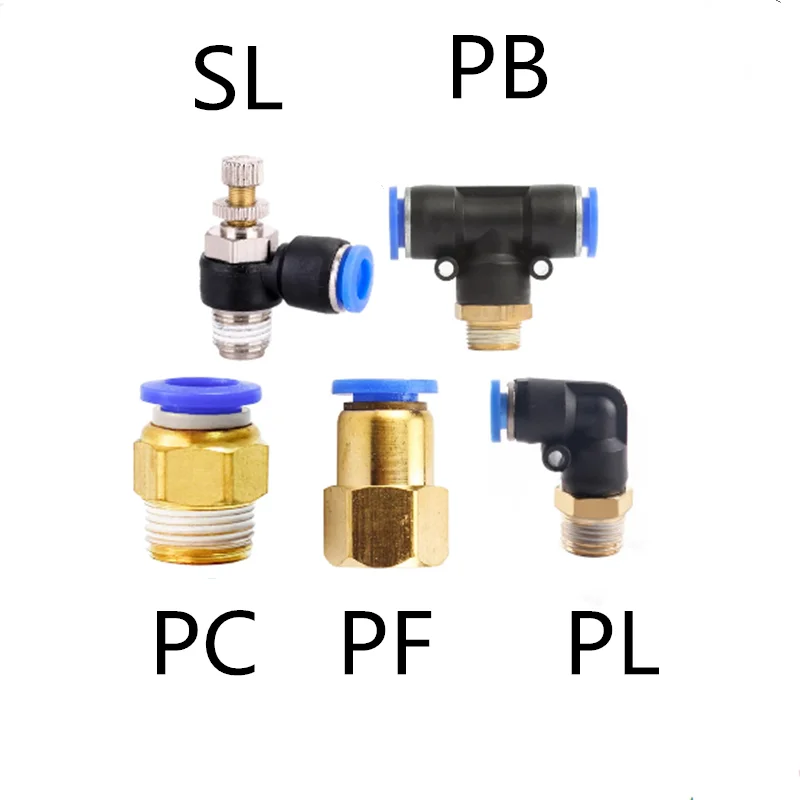 Pneumatic Air Connector Fitting PC/PCF/PL/PLF 4mm 6mm 8mm Thread 1/8" 1/4 3/8 1/2" BSP Female Straight Hose Fittings Connectors
Pneumatic Air Connector Fitting PC/PCF/PL/PLF 4mm 6mm 8mm Thread 1/8" 1/4 3/8 1/2" BSP Female Straight Hose Fittings Connectors