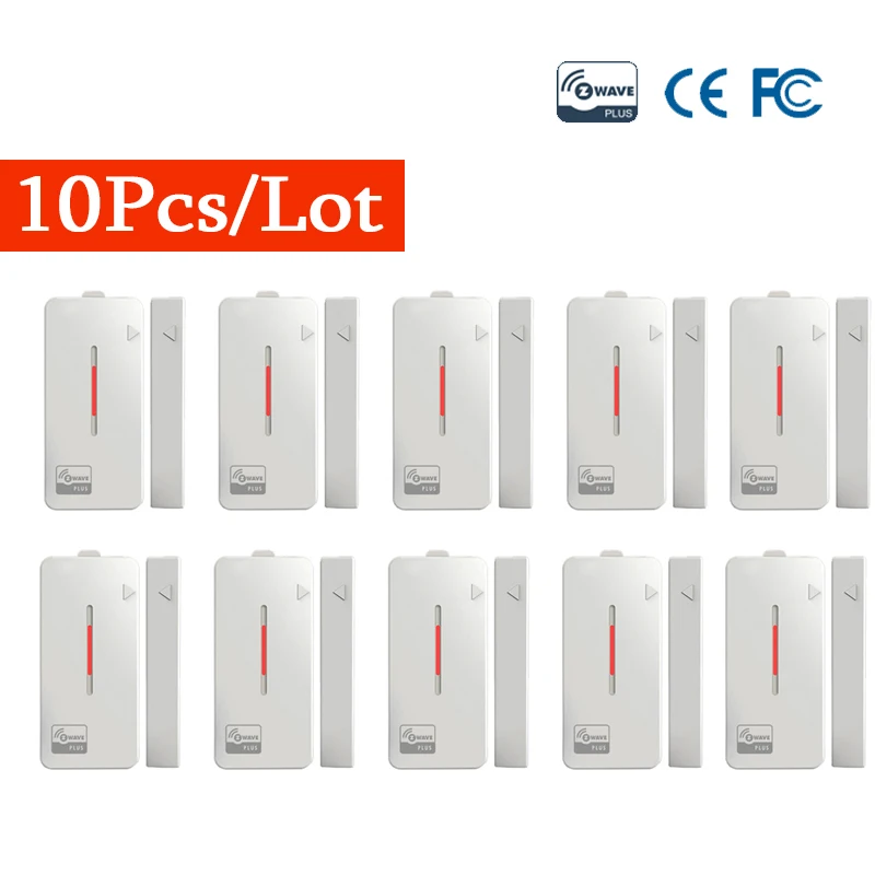 10PCS/lot Smart Home Z-Wave Plus Door Window Sensor Compatible with Z-wave 300 series and 500 series Home Automation EU 868.4MHZ
10PCS/lot Smart Home Z-Wave Plus Door Window Sensor Compatible with Z-wave 300 series and 500 series Home Automation EU 868.4MHZ