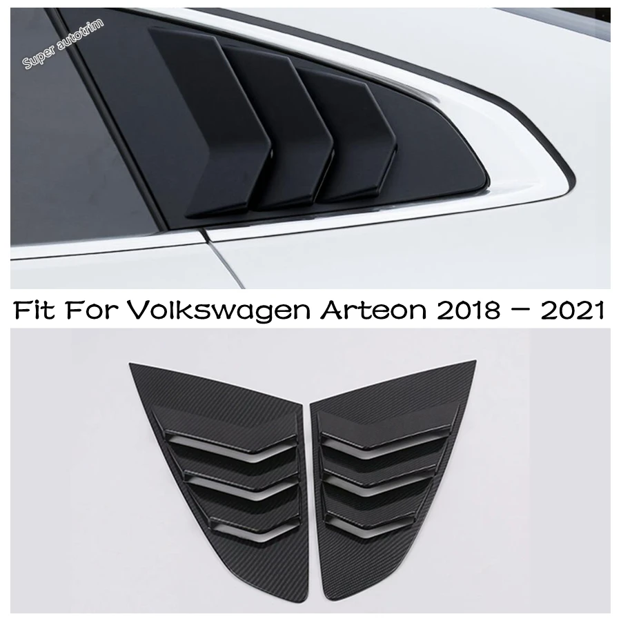Rear Triangle Window Shutter Louvers Shades Blind Cover Trim Black Matte Accessories Exterior For Volkswagen Arteon 2018 - 2024
Rear Triangle Window Shutter Louvers Shades Blind Cover Trim Black Matte Accessories Exterior For Volkswagen Arteon 2018 - 2024