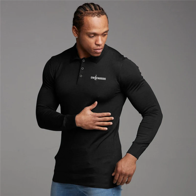 New Autumn Cotton Polo Men Solid Printed Long Sleeve Polo Shirt Men Fashion Slim Fit Polo Fitness Mens Shirts
New Autumn Cotton Polo Men Solid Printed Long Sleeve Polo Shirt Men Fashion Slim Fit Polo Fitness Mens Shirts