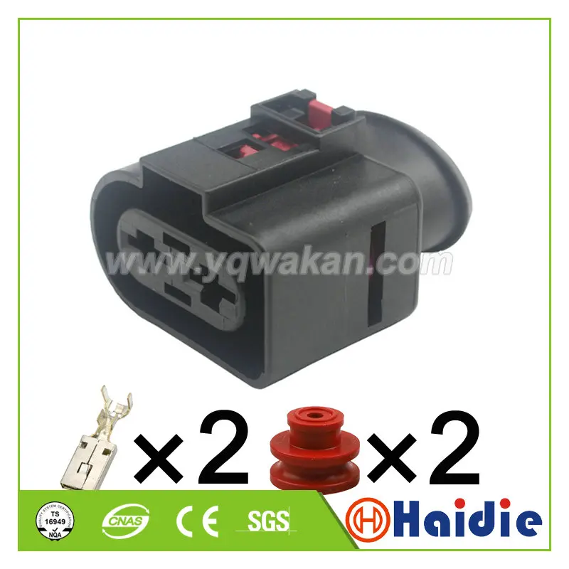 2sets 2pin auto big current sealed housing cable electrical ring harness waterproof connector 1K0971955
2sets 2pin auto big current sealed housing cable electrical ring harness waterproof connector 1K0971955