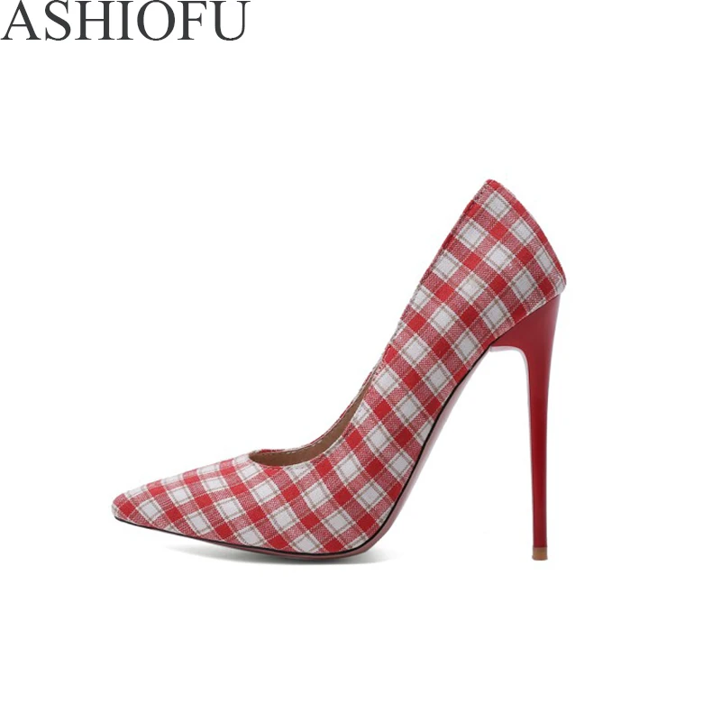 ASHIOFU Handmade Ladies Stiletto High Heel Pumps Slip-on Pointy Dress Shoes Office&Career Fashion Daily Court Shoes
ASHIOFU Handmade Ladies Stiletto High Heel Pumps Slip-on Pointy Dress Shoes Office&Career Fashion Daily Court Shoes