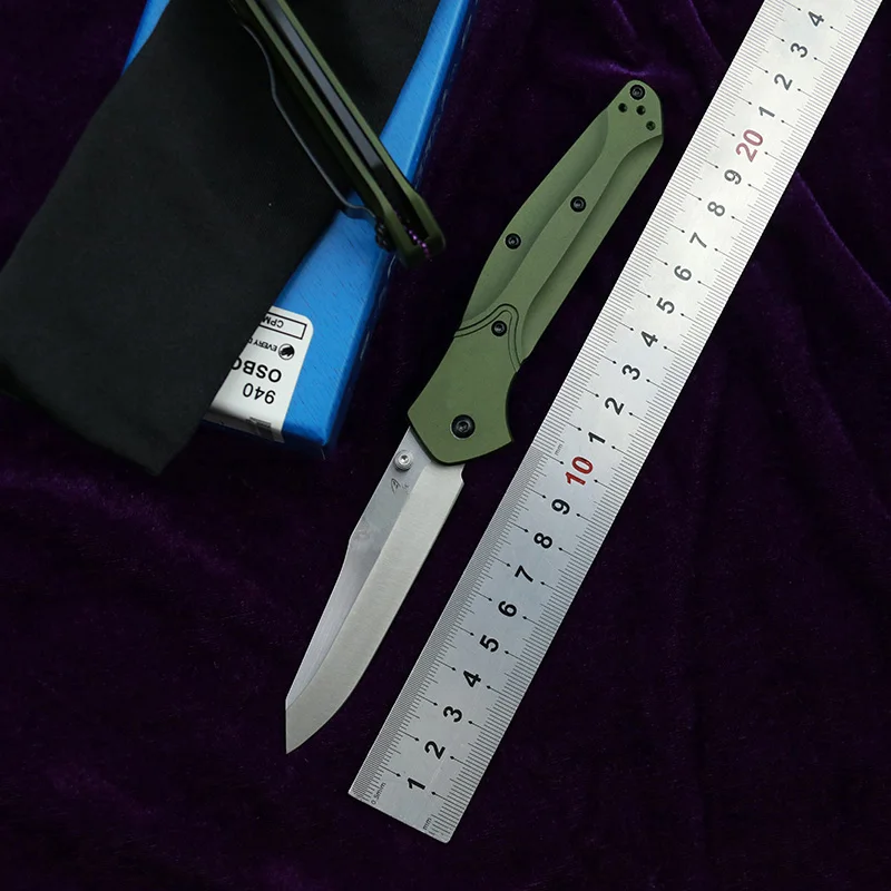 Hard Box New 940BK / 940 Aluminum handle S30v blade Copper washer camping hunting Pocket outdoor EDC Tool Utility folding knife
Hard Box New 940BK / 940 Aluminum handle S30v blade Copper washer camping hunting Pocket outdoor EDC Tool Utility folding knife