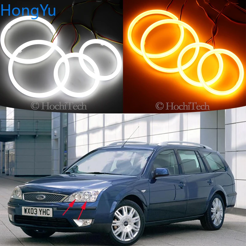 Cotton Switchback LED White Amber Angel Eye Halo Rings DRL turn signal light for FORD Mondeo MK3 2001-2007
Cotton Switchback LED White Amber Angel Eye Halo Rings DRL turn signal light for FORD Mondeo MK3 2001-2007