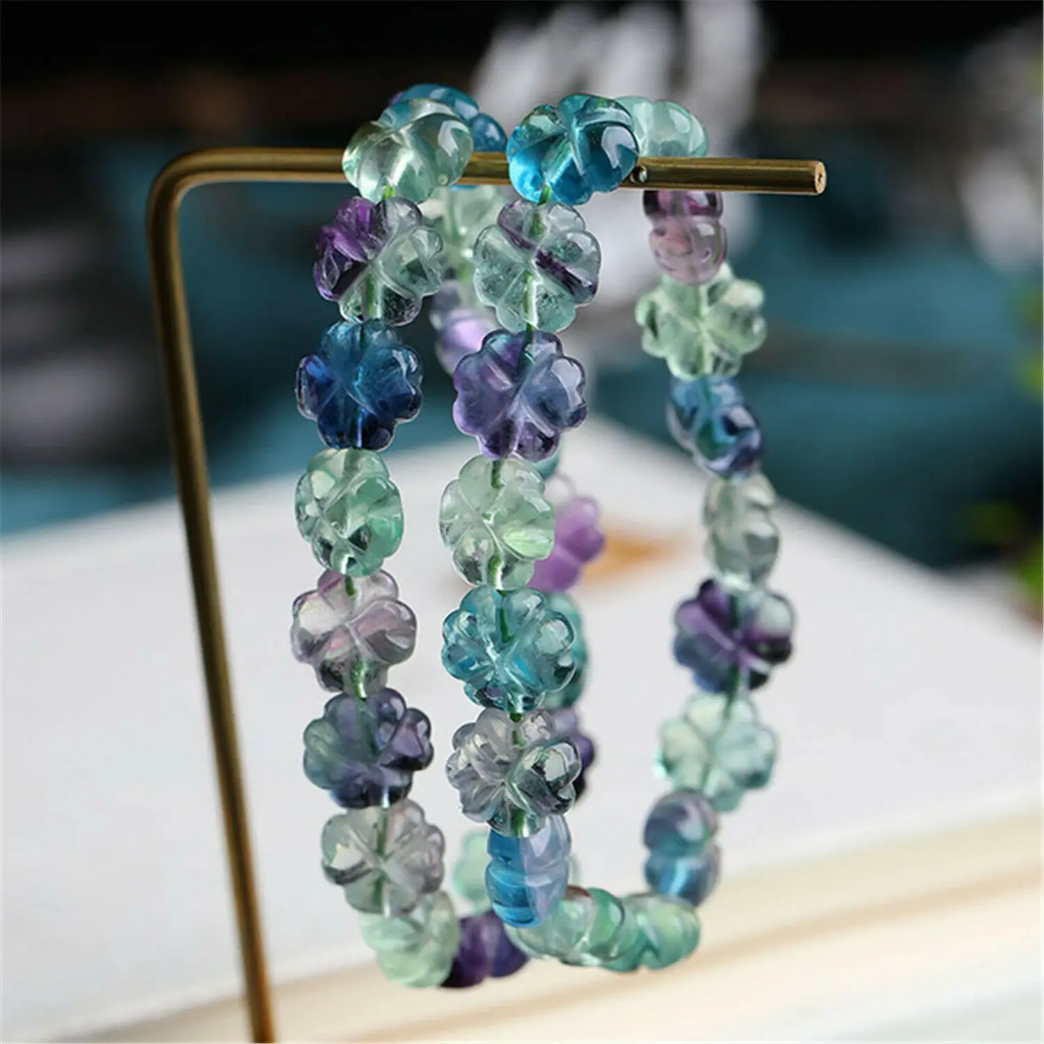 Natural Green Fluorite Quartz Gemstone Bracelet 12x12mm Clear Flower Beads Colorful Fluorite Women Men Jewelry Love AAAAA
Natural Green Fluorite Quartz Gemstone Bracelet 12x12mm Clear Flower Beads Colorful Fluorite Women Men Jewelry Love AAAAA