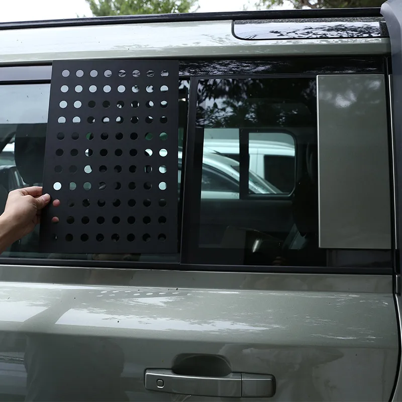 For Land Rover Defender 110 2020-2024 Aluminum Alloy Black Car Side Window Protection Decorative Plate Car Interior Accessories
For Land Rover Defender 110 2020-2024 Aluminum Alloy Black Car Side Window Protection Decorative Plate Car Interior Accessories