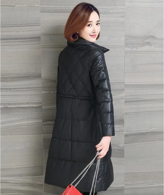 Genuine Jacket Women Real Sheepskin Leather Duck Down Coats Autumn Winter Warm Thick OT1817 MF557
Genuine Jacket Women Real Sheepskin Leather Duck Down Coats Autumn Winter Warm Thick OT1817 MF557