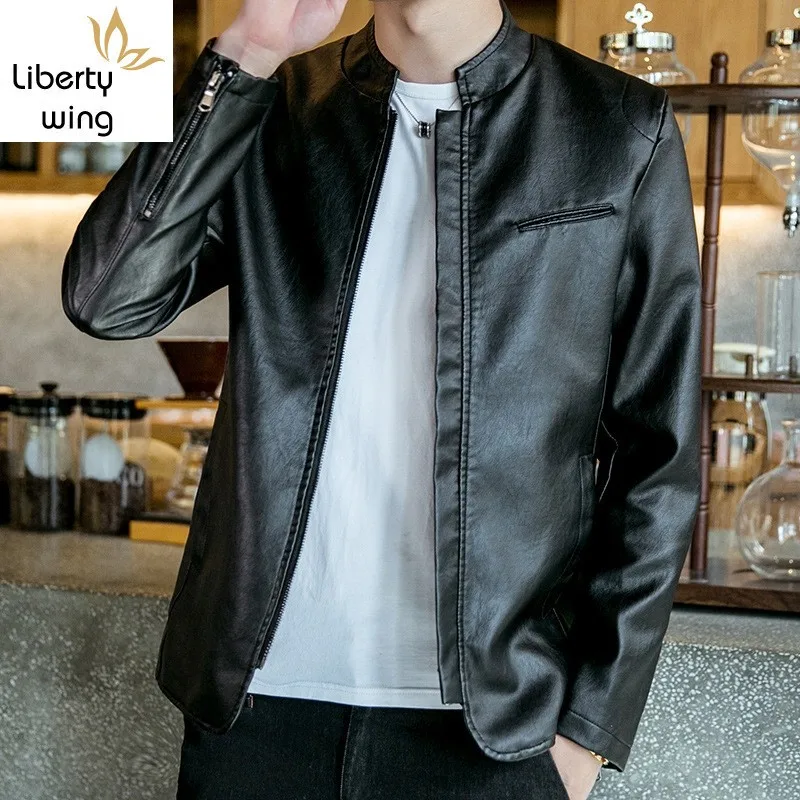 Autumn Winter Men Pu Leather Biker Casual Stand Collar Slim Fit Plus Size 5XL College Bomber Jacket Warm Zip Outwear
Autumn Winter Men Pu Leather Biker Casual Stand Collar Slim Fit Plus Size 5XL College Bomber Jacket Warm Zip Outwear