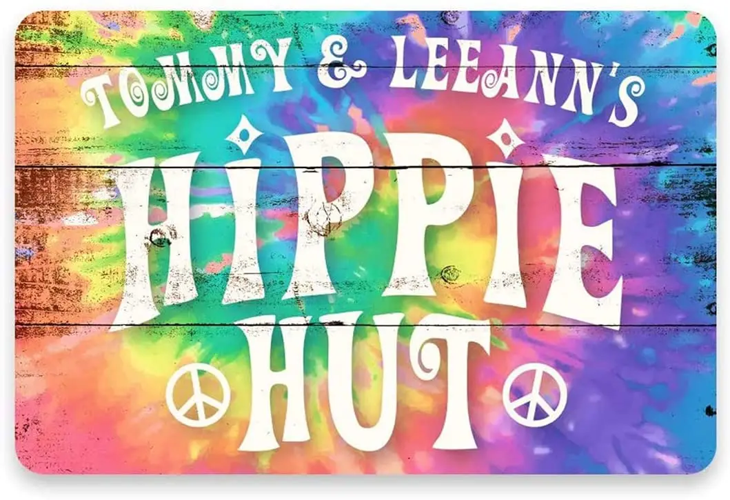 WDSLSING Personalized Creative Metal Sign Hippie Hut Signs with Colorful Look Wall Decor Gift
WDSLSING Personalized Creative Metal Sign Hippie Hut Signs with Colorful Look Wall Decor Gift