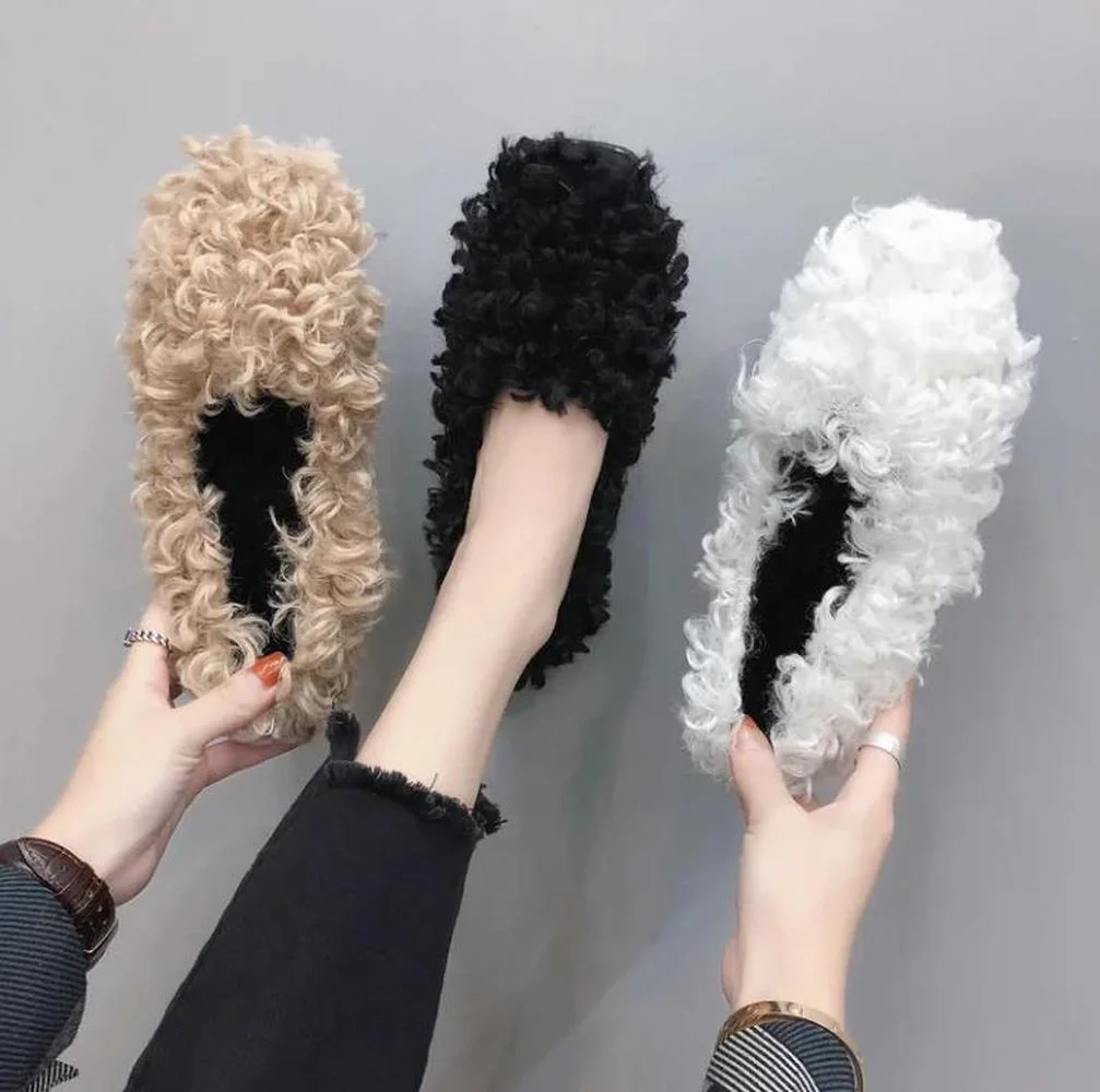Fashion plush shoes boat shoes flat shoes European style 12021 new autumn and winter imitation lamb curly single shoes women
Fashion plush shoes boat shoes flat shoes European style 12021 new autumn and winter imitation lamb curly single shoes women
