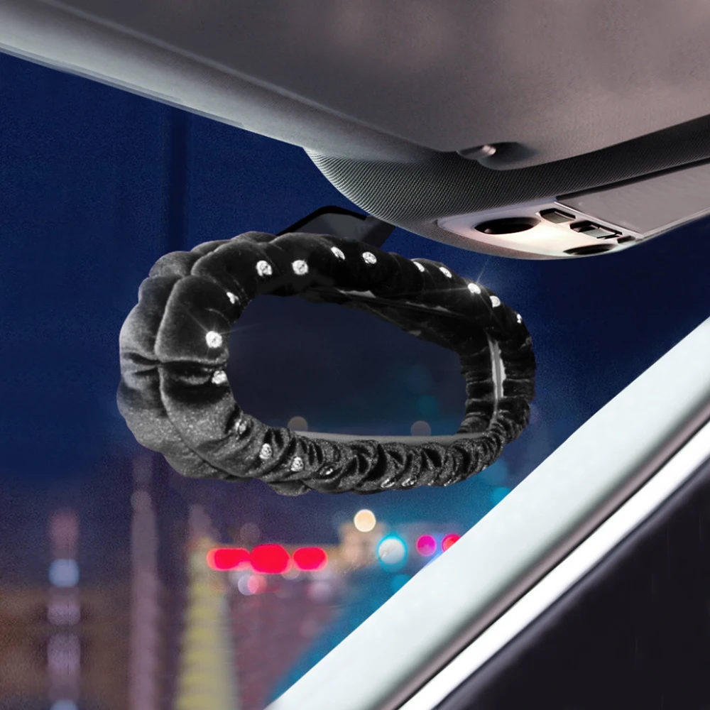 Car Interior Rearview Mirror Cover Rhinestone Plush Auto Rear View Mirror Decoration Car-styling Accessories For Women Girls
Car Interior Rearview Mirror Cover Rhinestone Plush Auto Rear View Mirror Decoration Car-styling Accessories For Women Girls