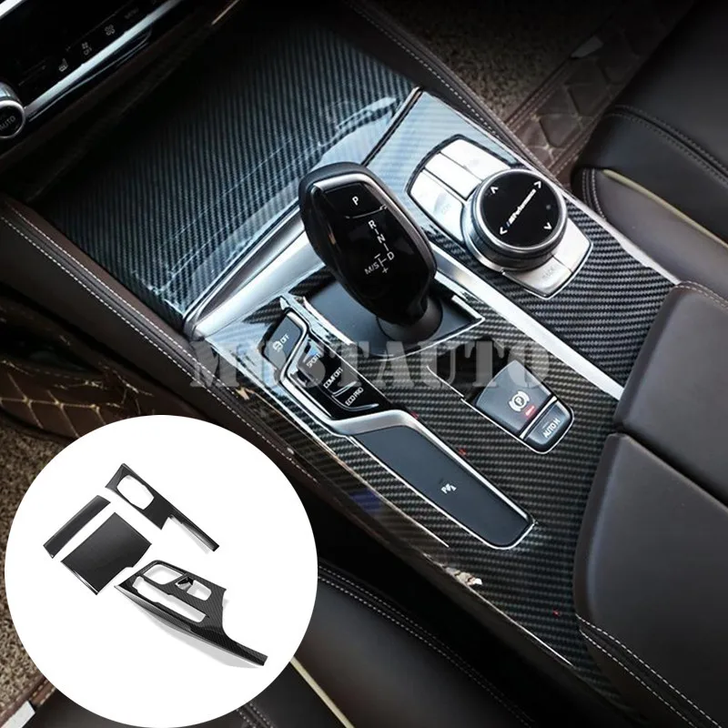 For BMW 5 Series G30 G31 Inner Console Gear Box & Water Cup Holder Cover 2017-2020 4pcs Car Accessories Interior Car Decor
For BMW 5 Series G30 G31 Inner Console Gear Box & Water Cup Holder Cover 2017-2020 4pcs Car Accessories Interior Car Decor