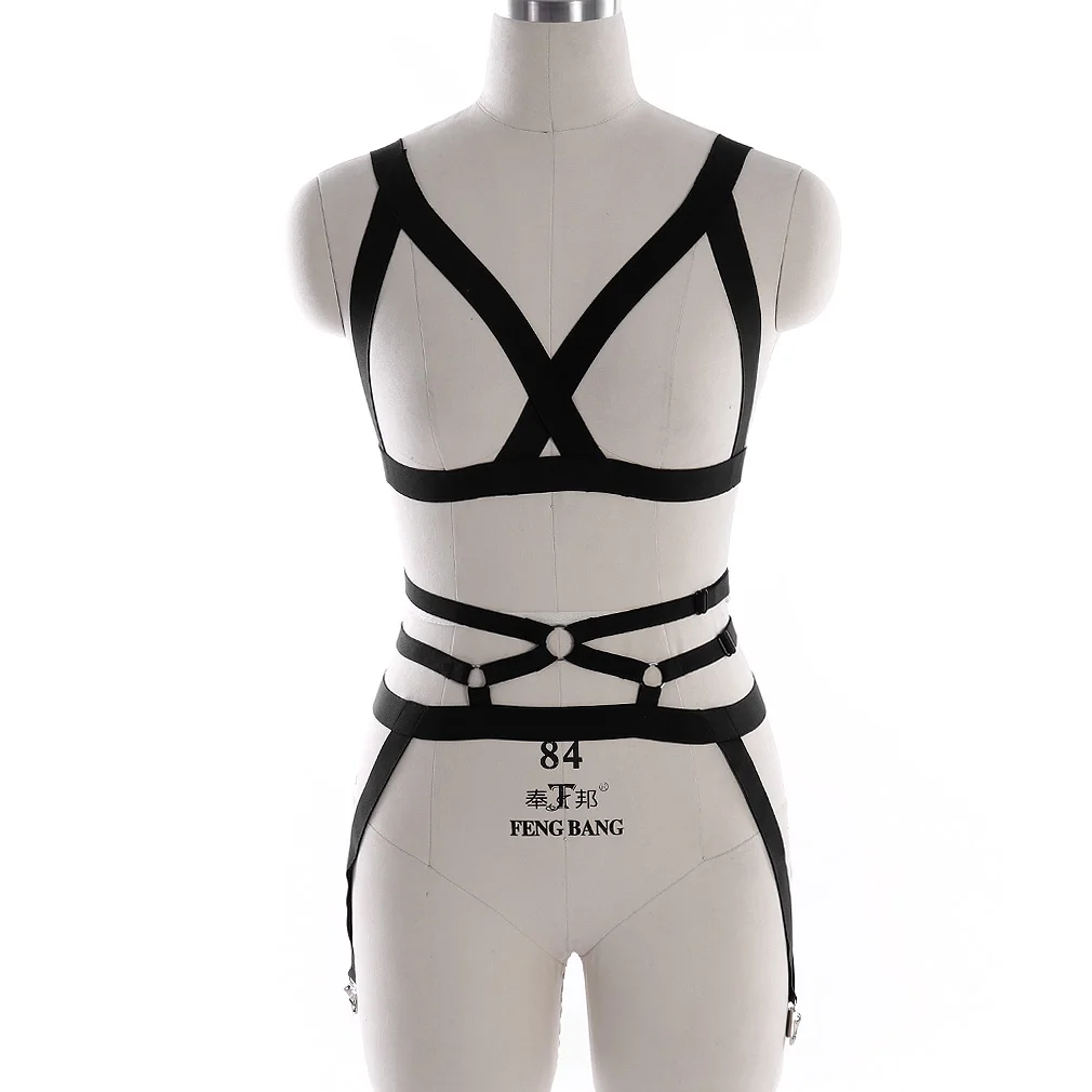 Erotic Lingerie Harajuku Harness Top Bondage Sexy Lingerie Fetish Harness Cage Bra Full Body Harness For Women Stockings Belt
Erotic Lingerie Harajuku Harness Top Bondage Sexy Lingerie Fetish Harness Cage Bra Full Body Harness For Women Stockings Belt