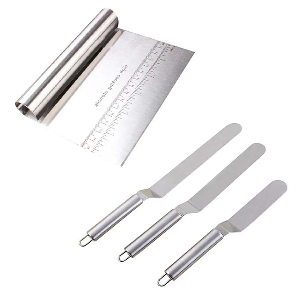 Cake Spatula Dough Cutter Pastry Spatulas Pizza Scraper Fondant Cake Decoration Tools Stainless Steel Kitchen Baking Cutters
Cake Spatula Dough Cutter Pastry Spatulas Pizza Scraper Fondant Cake Decoration Tools Stainless Steel Kitchen Baking Cutters