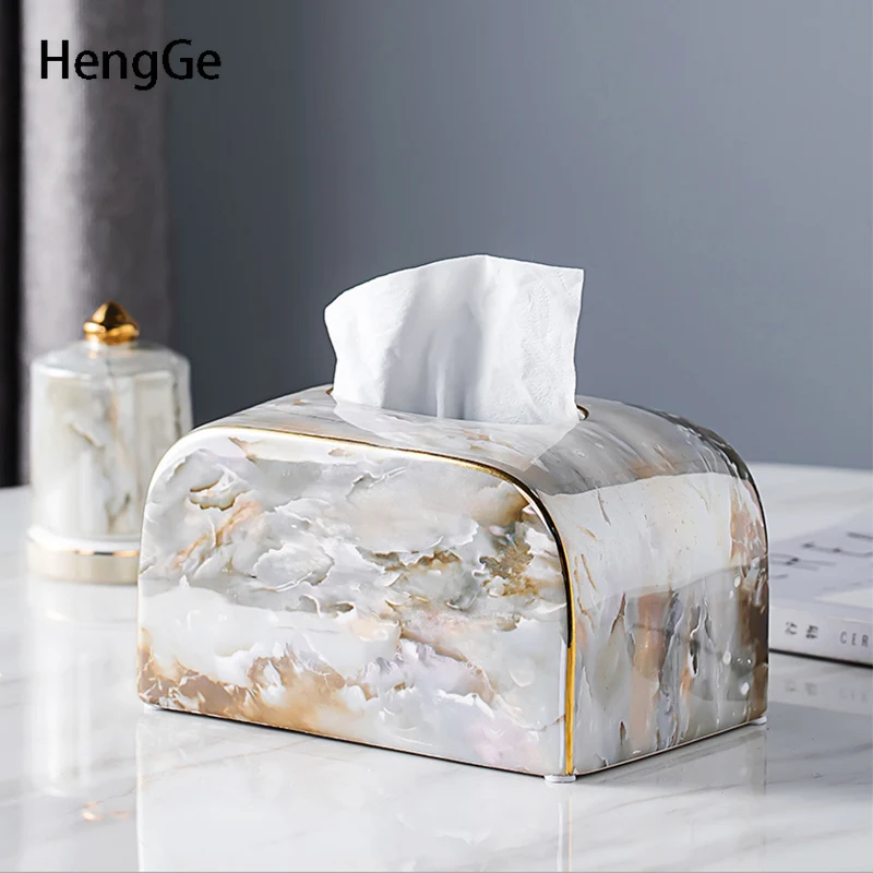 Nordic Ceramic Tissue Box Cover Marble Texture Embellishment Bathroom Decoration Toilet Paper Holder Living Room Decoration
Nordic Ceramic Tissue Box Cover Marble Texture Embellishment Bathroom Decoration Toilet Paper Holder Living Room Decoration