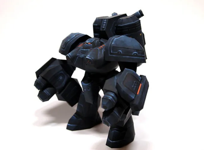 StarCraft Terran Human Dominion Military Marauder Paper Model KIT 13cm=5" Tall Puzzles Handmade Toy DIY
StarCraft Terran Human Dominion Military Marauder Paper Model KIT 13cm=5" Tall Puzzles Handmade Toy DIY