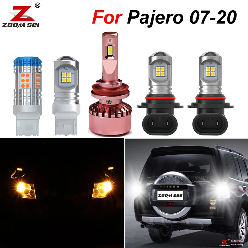 Canbus Exterior LED bulb Headlight Turn Signal Fog Brake Reverse Parking light Kit For Mitsubishi Pajero Montero MK4 4 2007-2020
Canbus Exterior LED bulb Headlight Turn Signal Fog Brake Reverse Parking light Kit For Mitsubishi Pajero Montero MK4 4 2007-2020