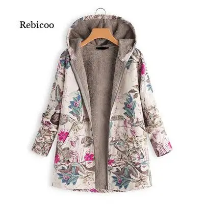 New Women Winter Warm Floral Hooded Jacket Flower Print Hoody Vintage Oversized Coats Winter Padded Jacket Women Parkas
New Women Winter Warm Floral Hooded Jacket Flower Print Hoody Vintage Oversized Coats Winter Padded Jacket Women Parkas